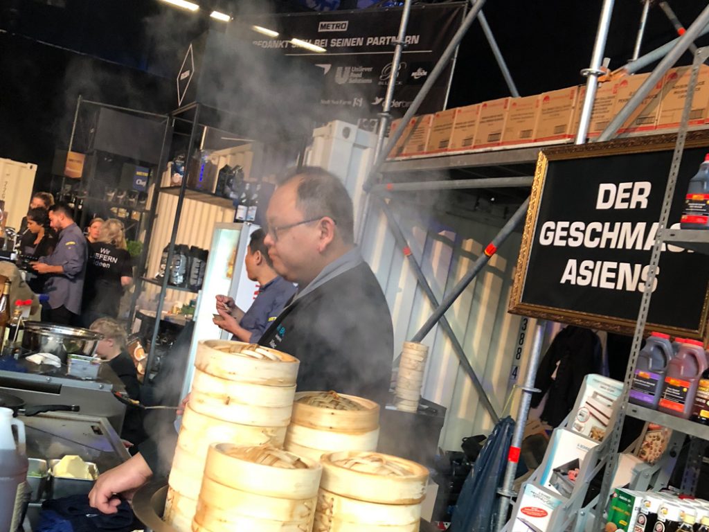 Xiao Wang kocht auf den Chefdays Berlin