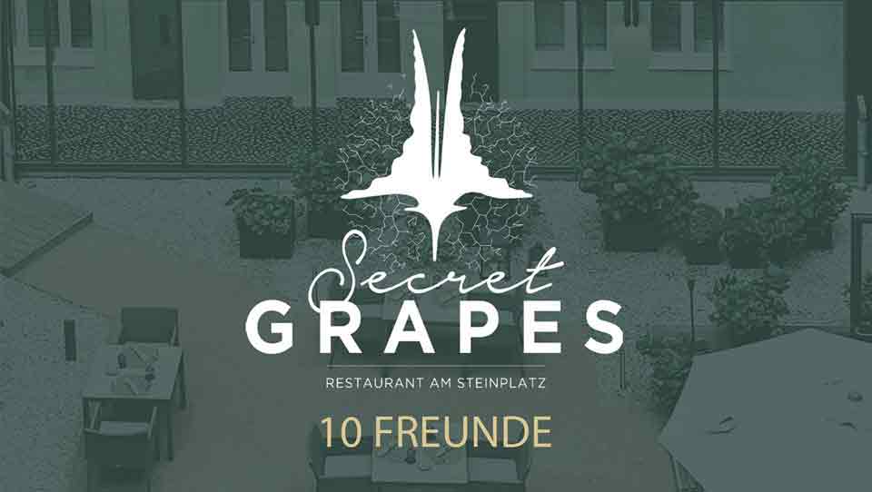 „Secret Grapes“, 11. August im Restaurant am Steinplatz, Berlin | 6. Food Fellas Sommer-Tipp & Verlosung!